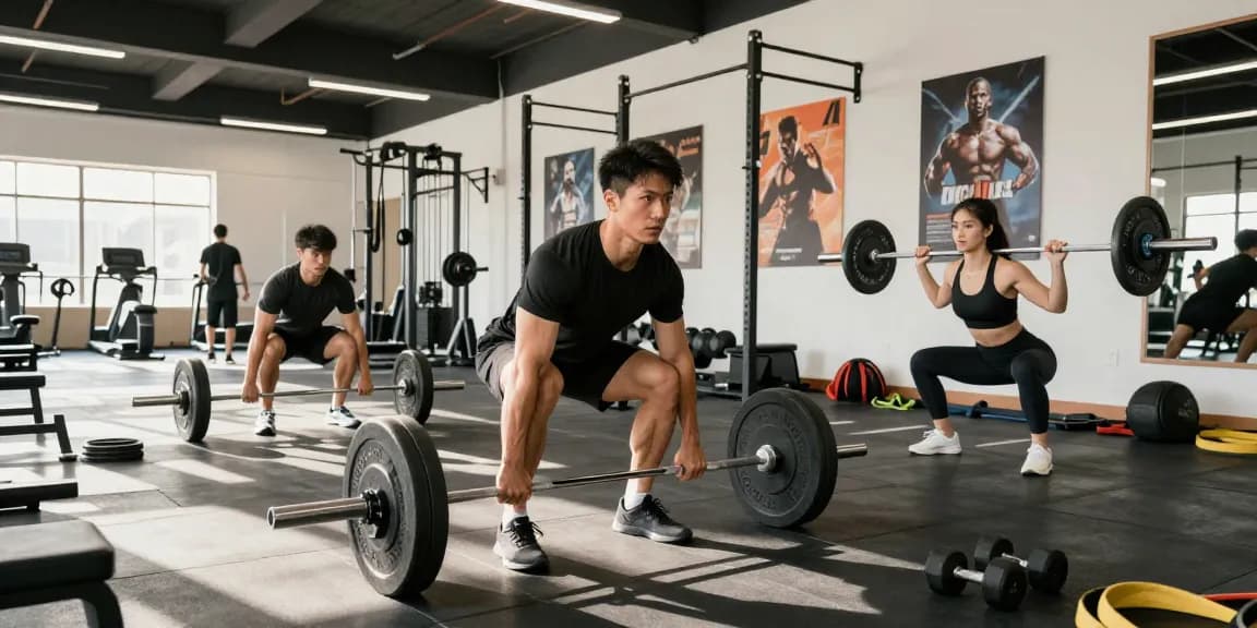 Medi Pharma Steroid Shop - Athleten im Fitnessstudio, die Gewichte heben und intensive Trainingseinheiten absolvieren.