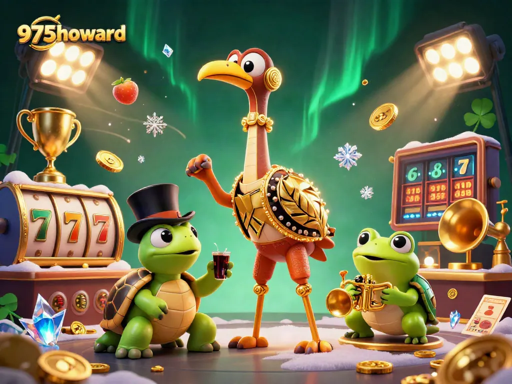 Engage with 975howard's vibrant casino scene showcasing dynamic playing elements and lively characters, amplifying the thrill of gaming.